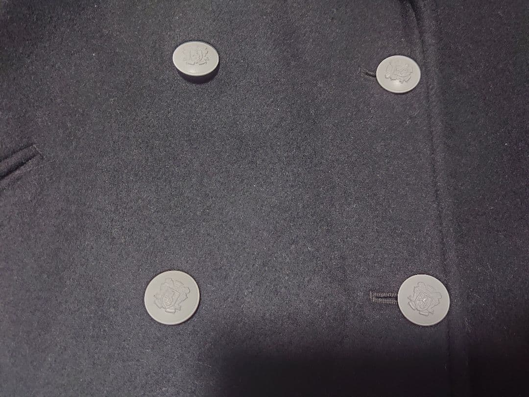 未使用級【a part by】 スーパー100メルトンジャケットコート 黒