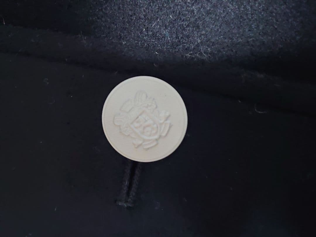 未使用級【a part by】 スーパー100メルトンジャケットコート 黒