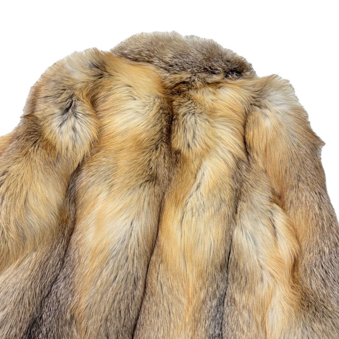 極美品　ゴールデンフォックス　サガフォックスロイヤル　ファーコート　ボリューム◎