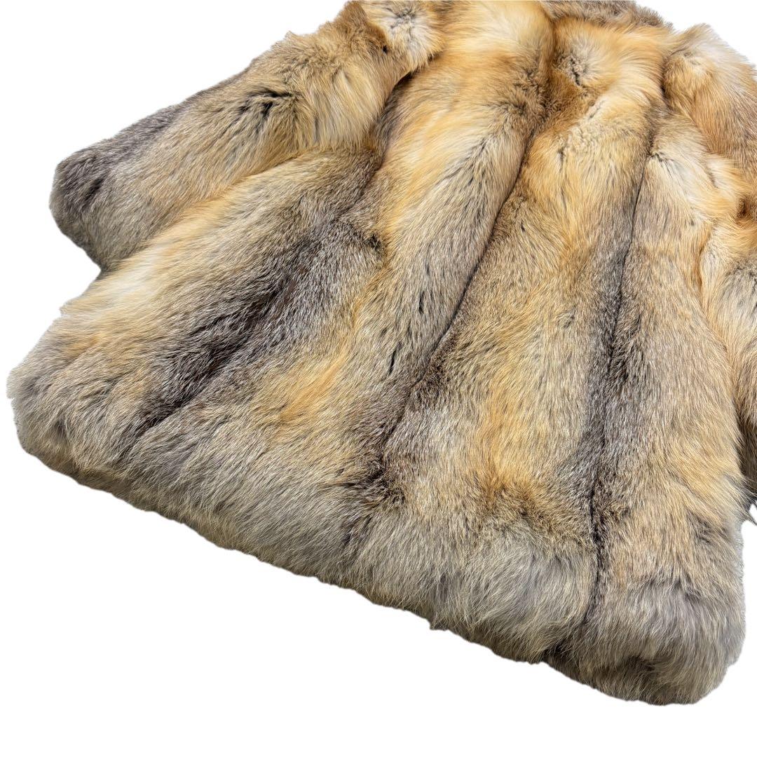 極美品　ゴールデンフォックス　サガフォックスロイヤル　ファーコート　ボリューム◎