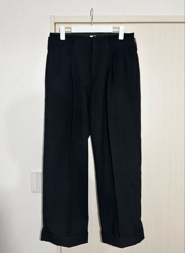 KAIKO WIDE SLACKS カイコー ワイドスラックス サイズ2 黒