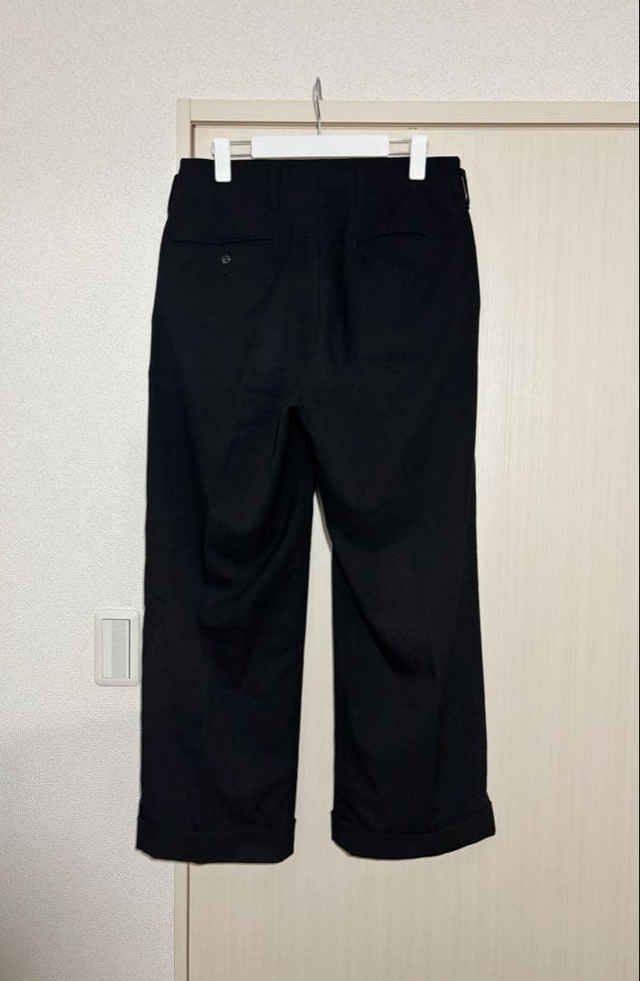 KAIKO WIDE SLACKS カイコー ワイドスラックス サイズ2 黒