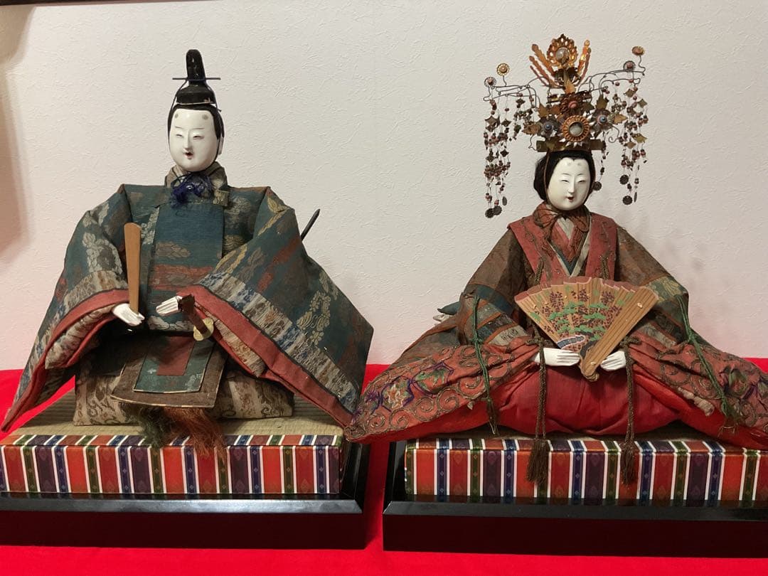 く*み様 最終値下げ　大型　親王飾り　江戸時代後期　享保雛　古今雛　　雛人形　お