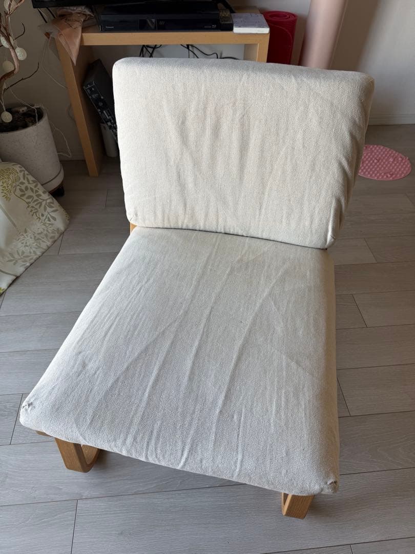 無印良品　リビングでもダイニングでも使えるソファチェア