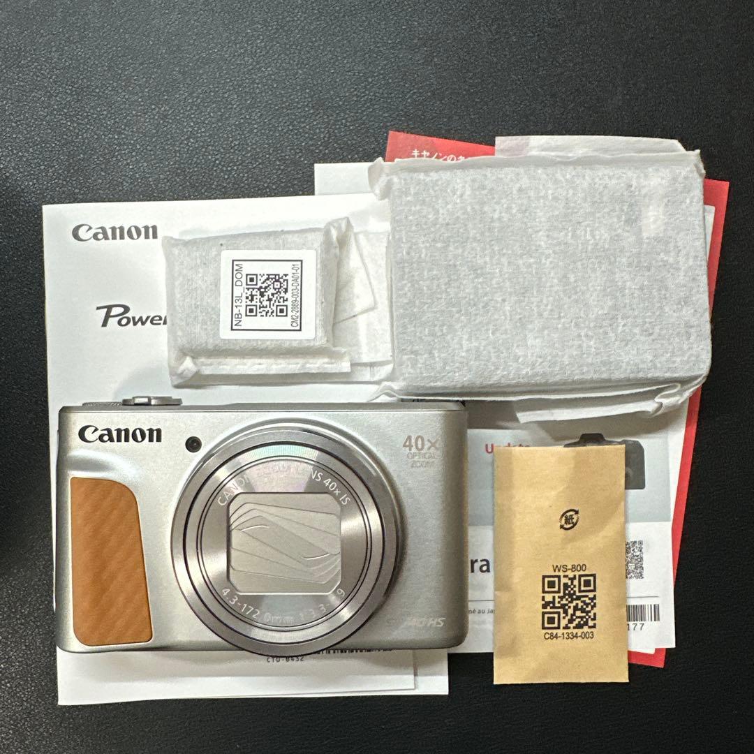新品未使用品　Canon PowerShot SX740 HSシルバー箱潰れあり