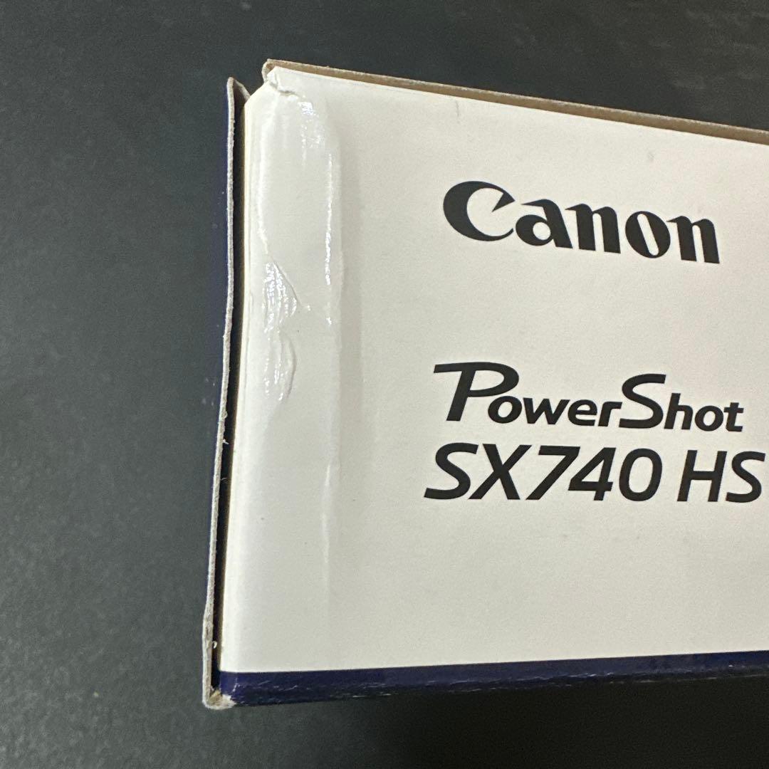 新品未使用品　Canon PowerShot SX740 HSシルバー箱潰れあり