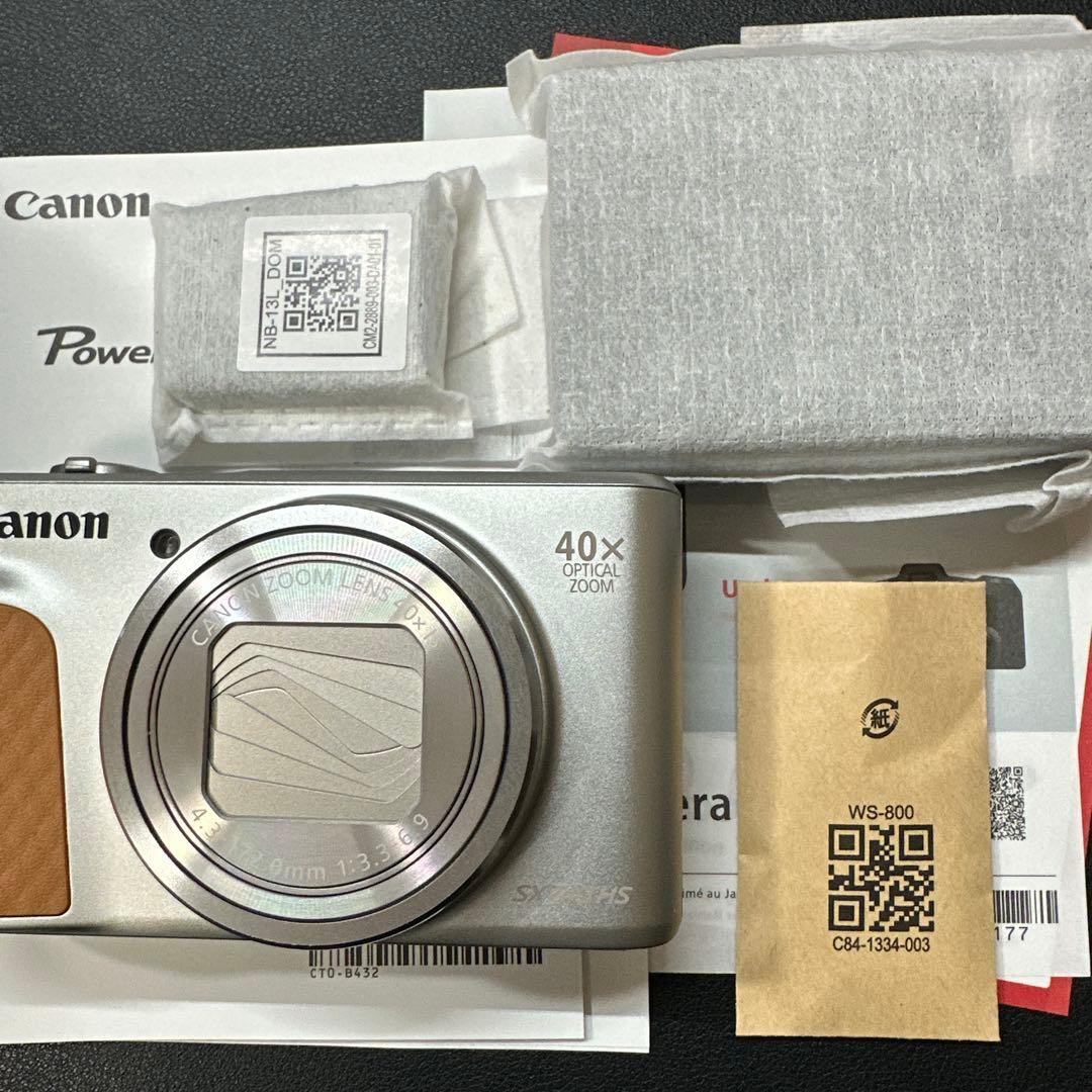 新品未使用品　Canon PowerShot SX740 HSシルバー箱潰れあり