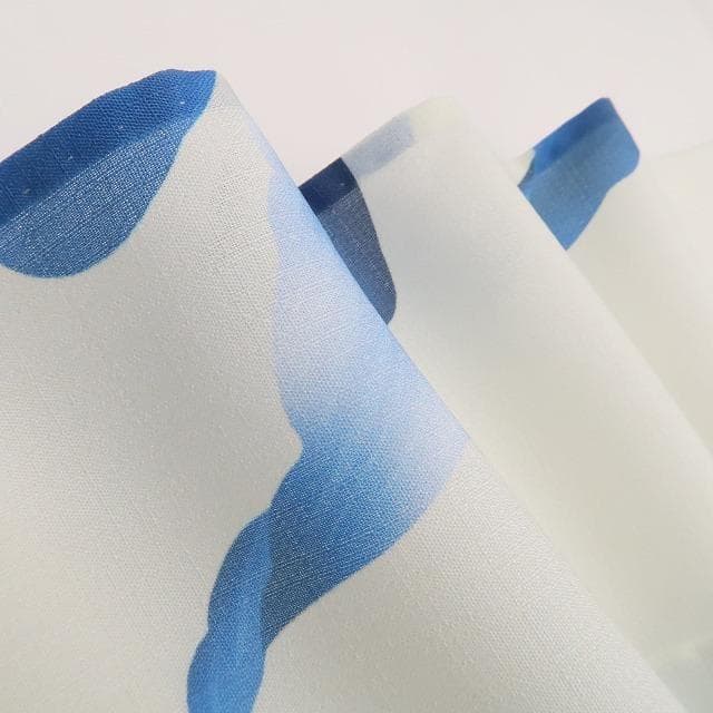 新品 撫松庵 おぼろ金魚 セオアルファ 洗える夏着物 仕付け糸付 浴衣 6215