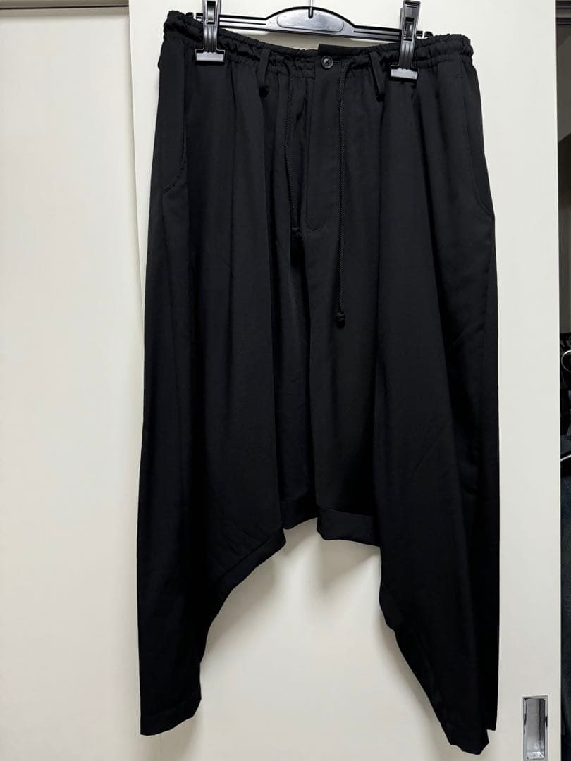 yohjiyamamoto POUR HOMMEサルエルパンツ ゴムウエスト