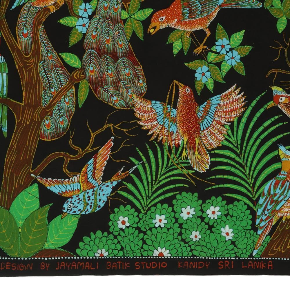 【Kao】手染め 横長 バティック・タペストリー 88cm ×161cm