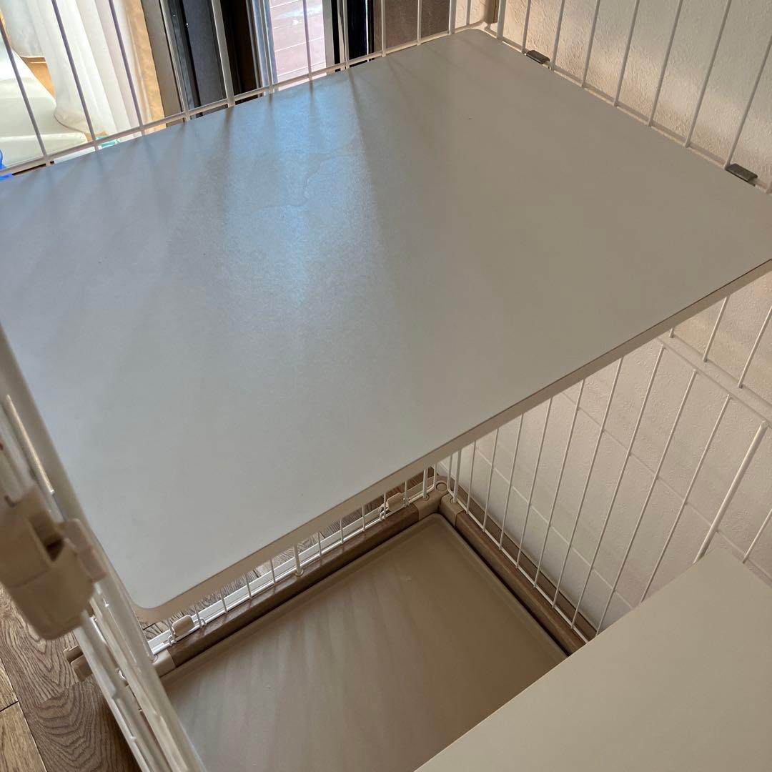 アイリスオーヤマ　キャットゲージ　3段　ウッディキャットゲージ