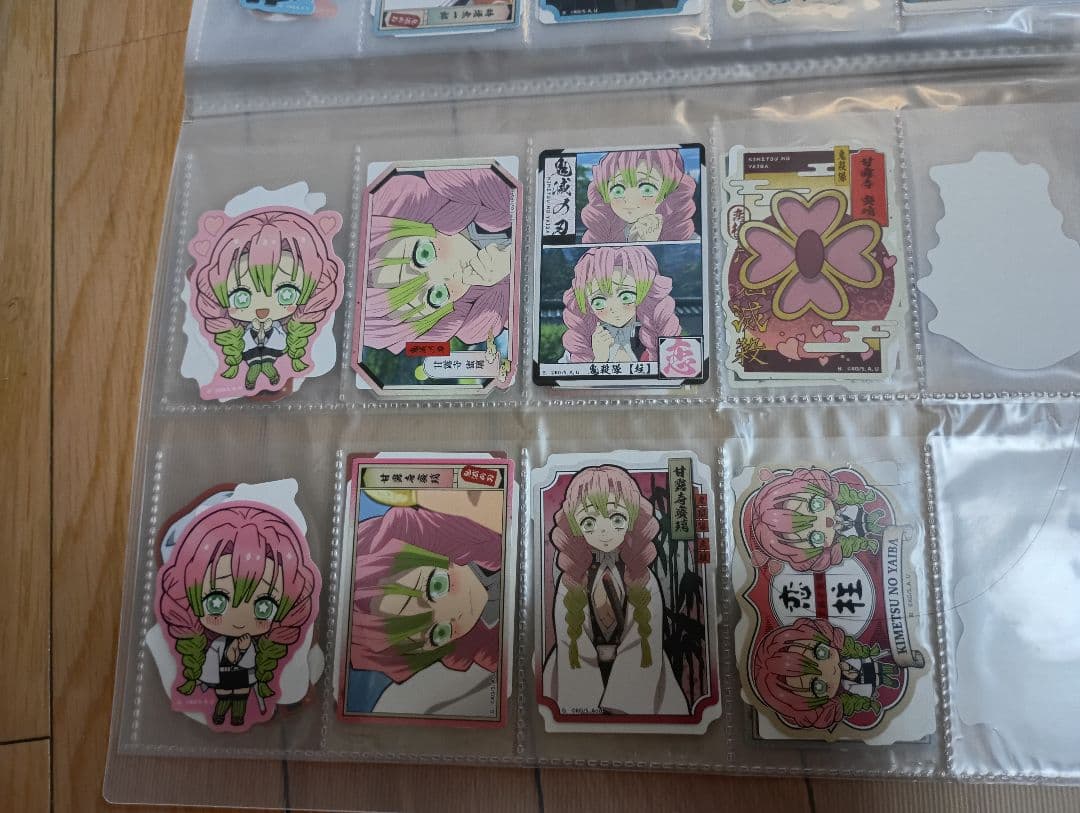 鬼滅の刃　ダイカットステッカー　まとめ売り　ステッカー　カードダス