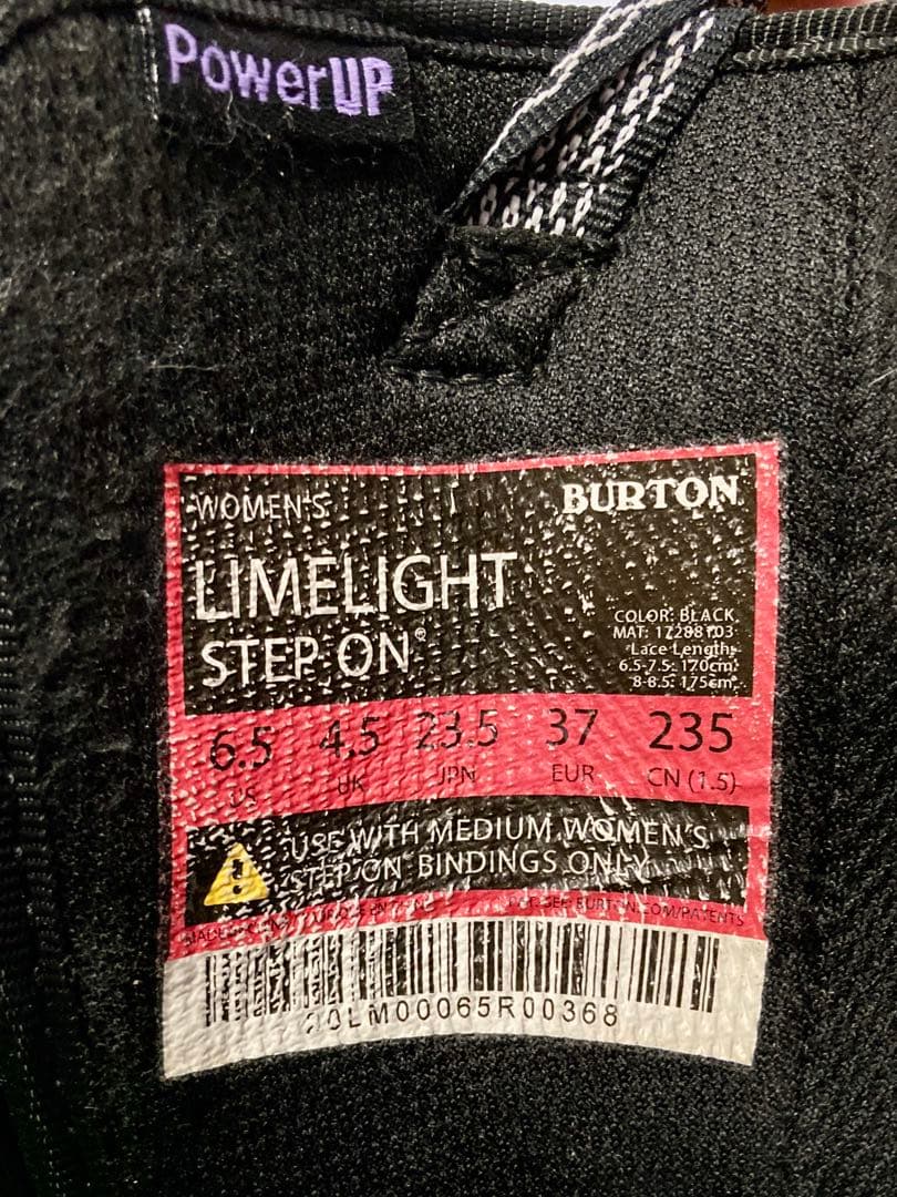 Burton 19-20 23.5cmブーツ+Mビンティング