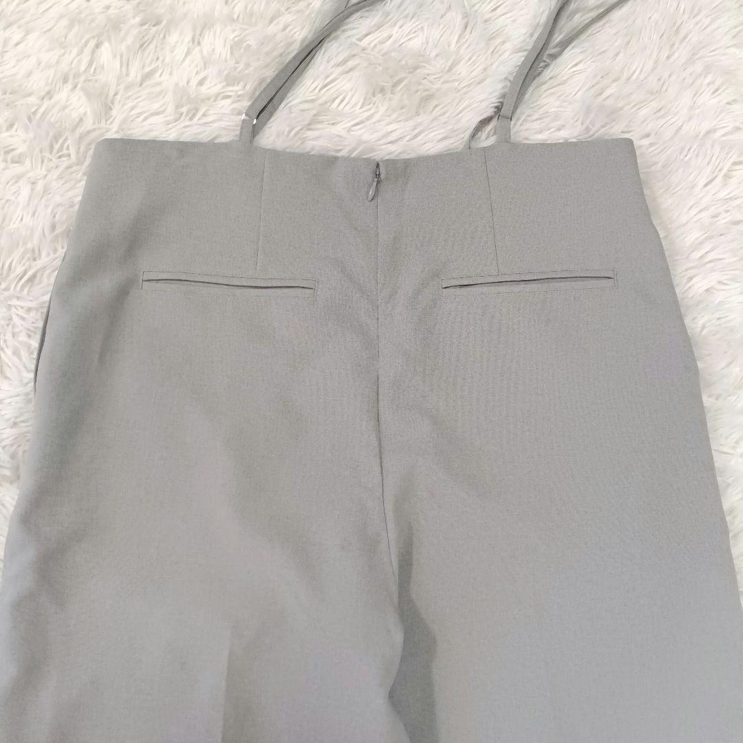 美品♪T.japan ティードットジャパン ストラップパンツ サロペット グレー