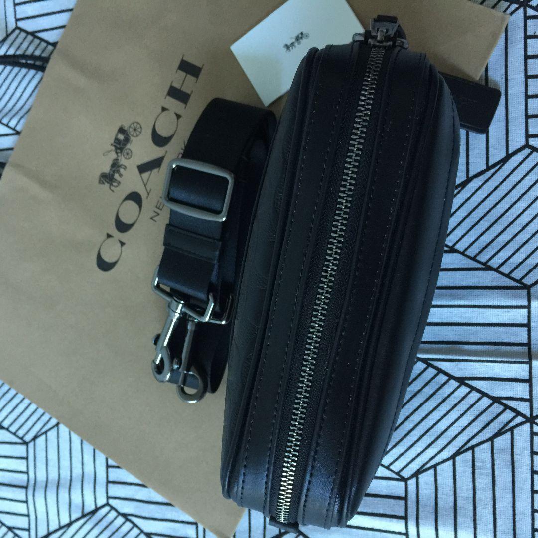 COACHコーチバッグ F50713 ブラック ショルダーバッグメンズバッグ