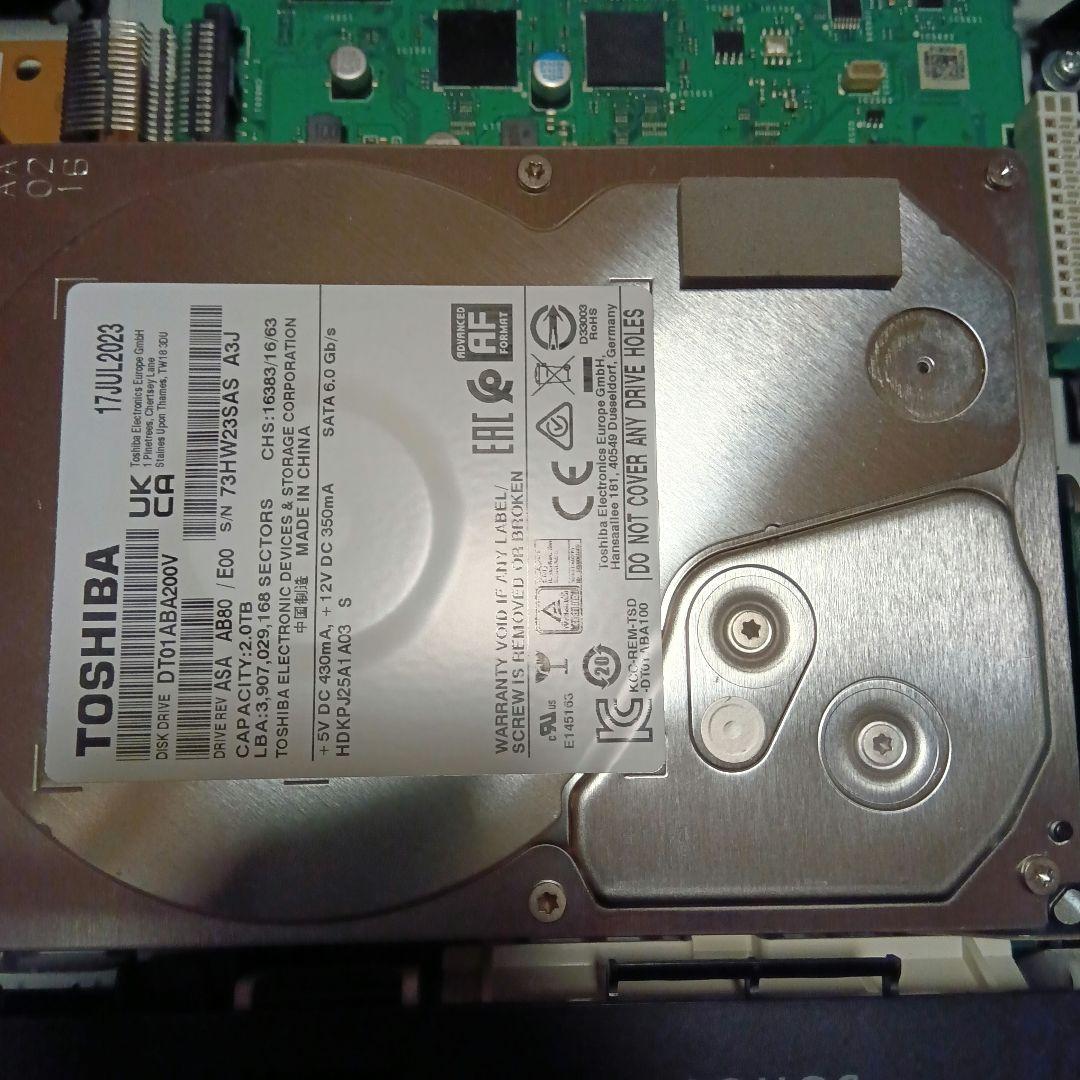 SHARP AQUOS BD-NT2000 HDD新品交換