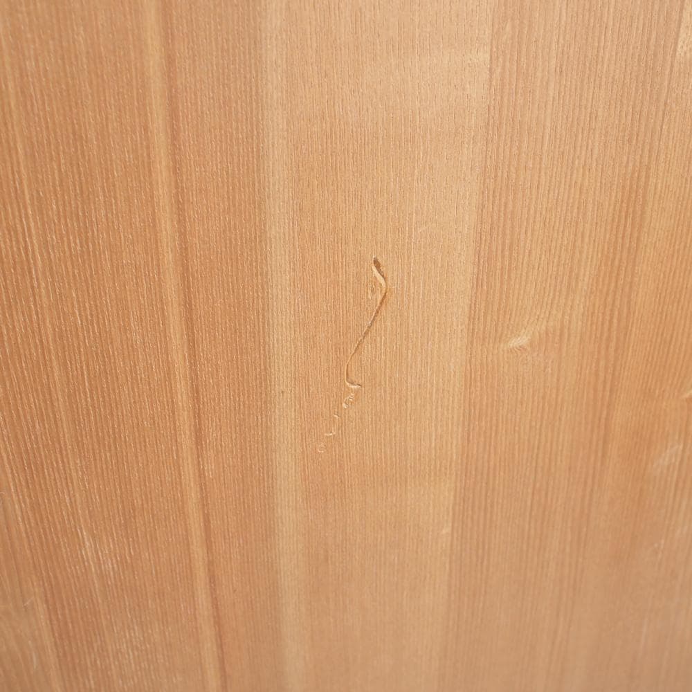 廃盤品 無印良品/MUJI タモ材 4段チェスト ナチュラル