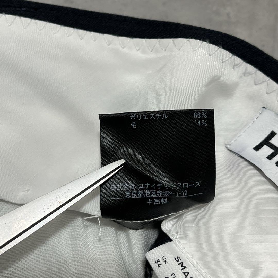 h beauty&youth フレアスラックス ネイビー ユナイテッドアローズ