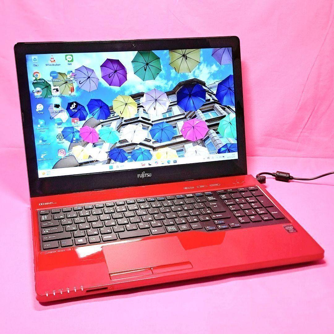 G69 すぐ使える設定済 i3/1TB 富士通ノートパソコン Windows11