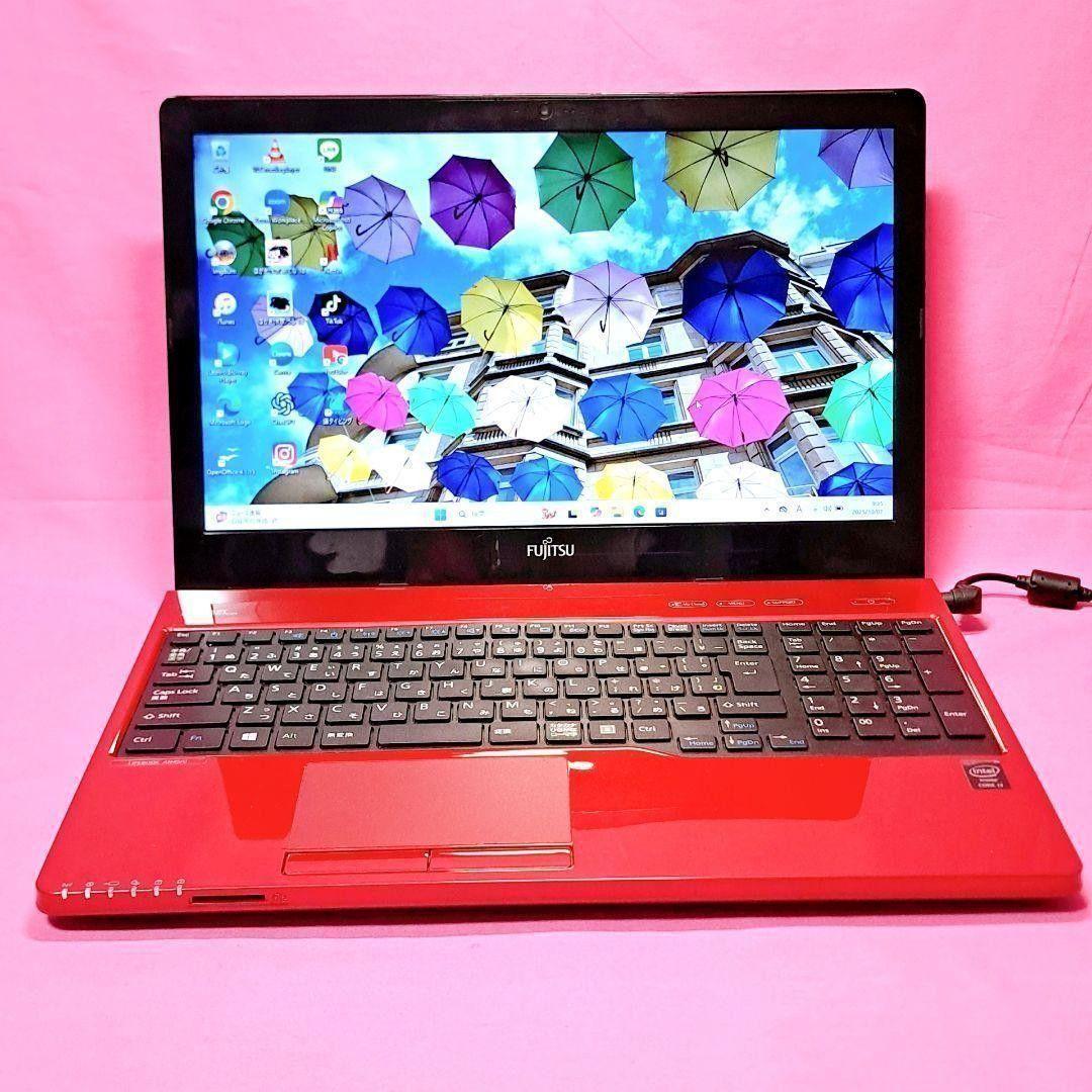 G69 すぐ使える設定済 i3/1TB 富士通ノートパソコン Windows11