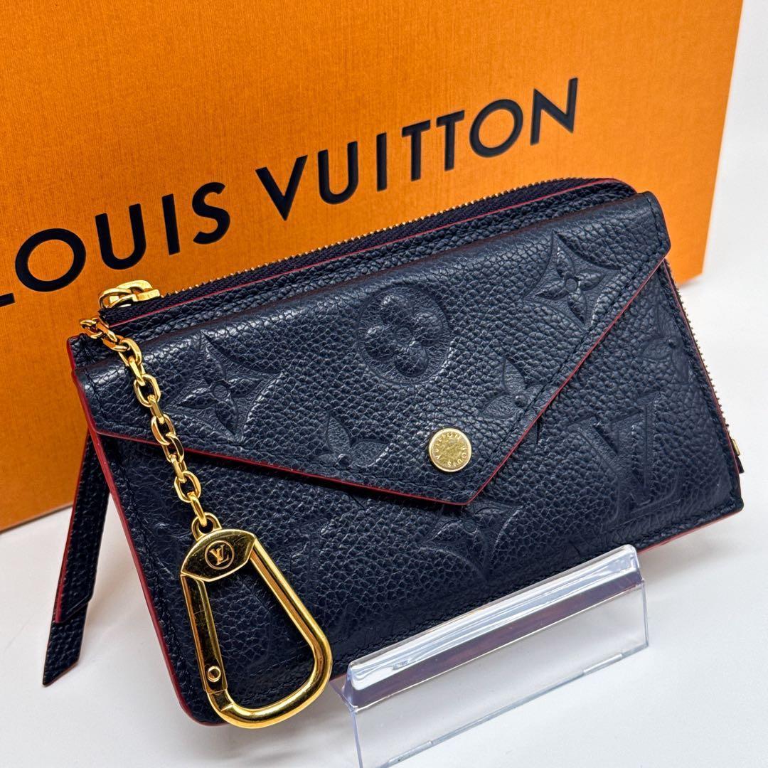 ルイヴィトン アンプラント ポルトカルト ヴェルソ マリーヌルージュ 小銭入れ