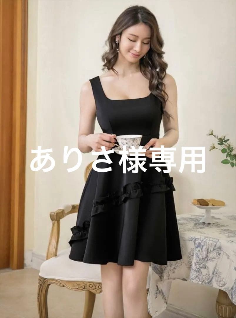 GINZAcouture フリルミニドレス ブラック Sサイズ
