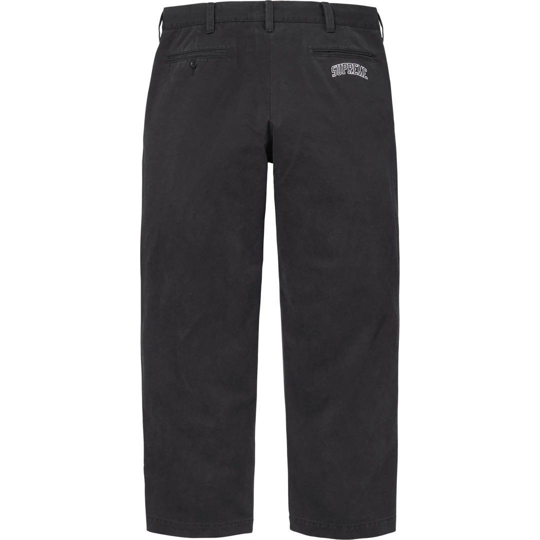 Supreme Chino Pant 30 Black 24fw チノパン