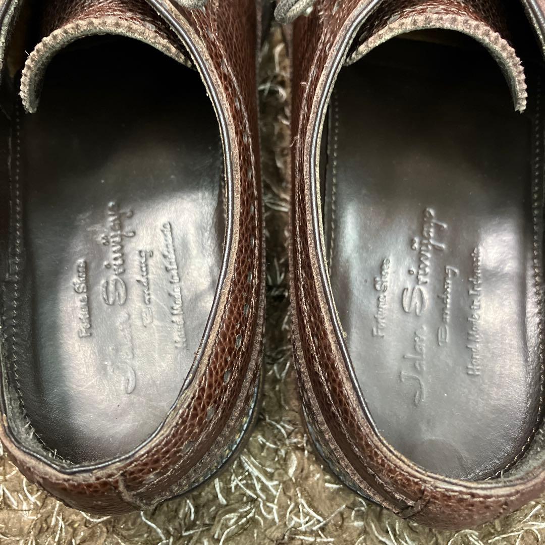 Jalan Sriwijaya ジャランスリワヤ ウイングチップ シボ加工 7