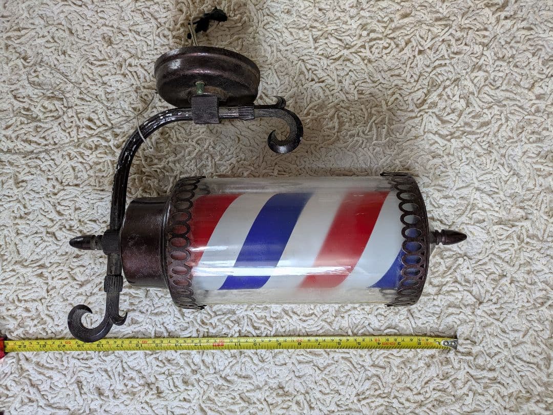 バーバーショップスタイル壁掛けランプ