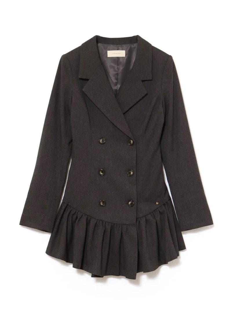 ワンピース Andmary Donna gather mini dress gray