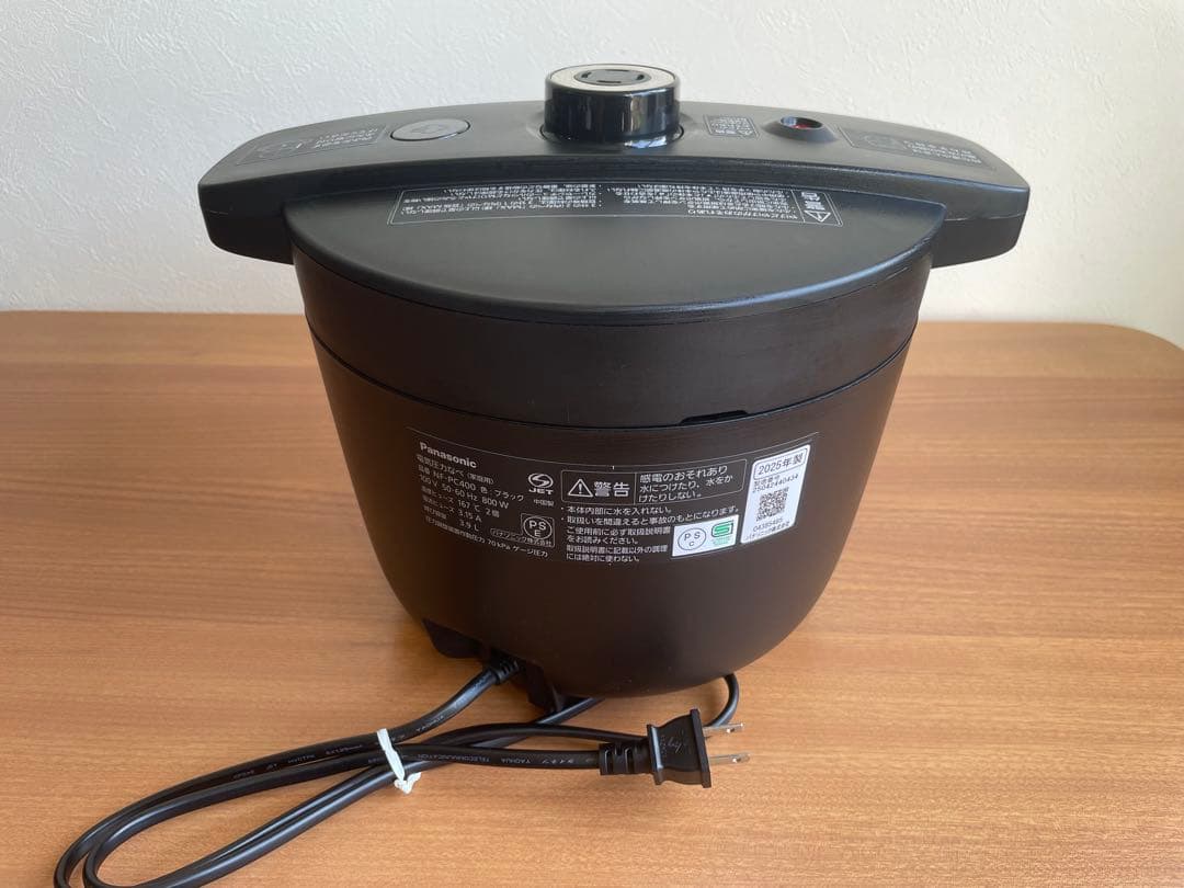 パナソニック 電気圧力鍋　NF-PC400-K