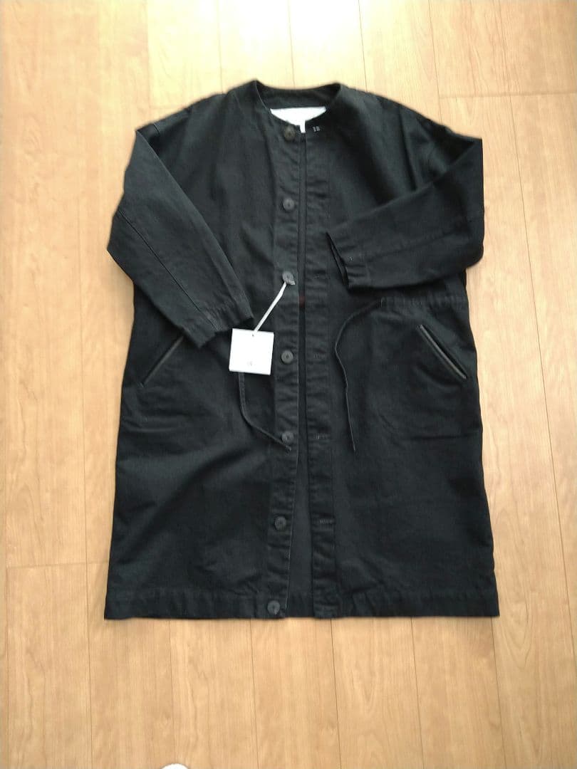 Dulcamara デニムレザーポケットノーカラーCT-C -DENIM-