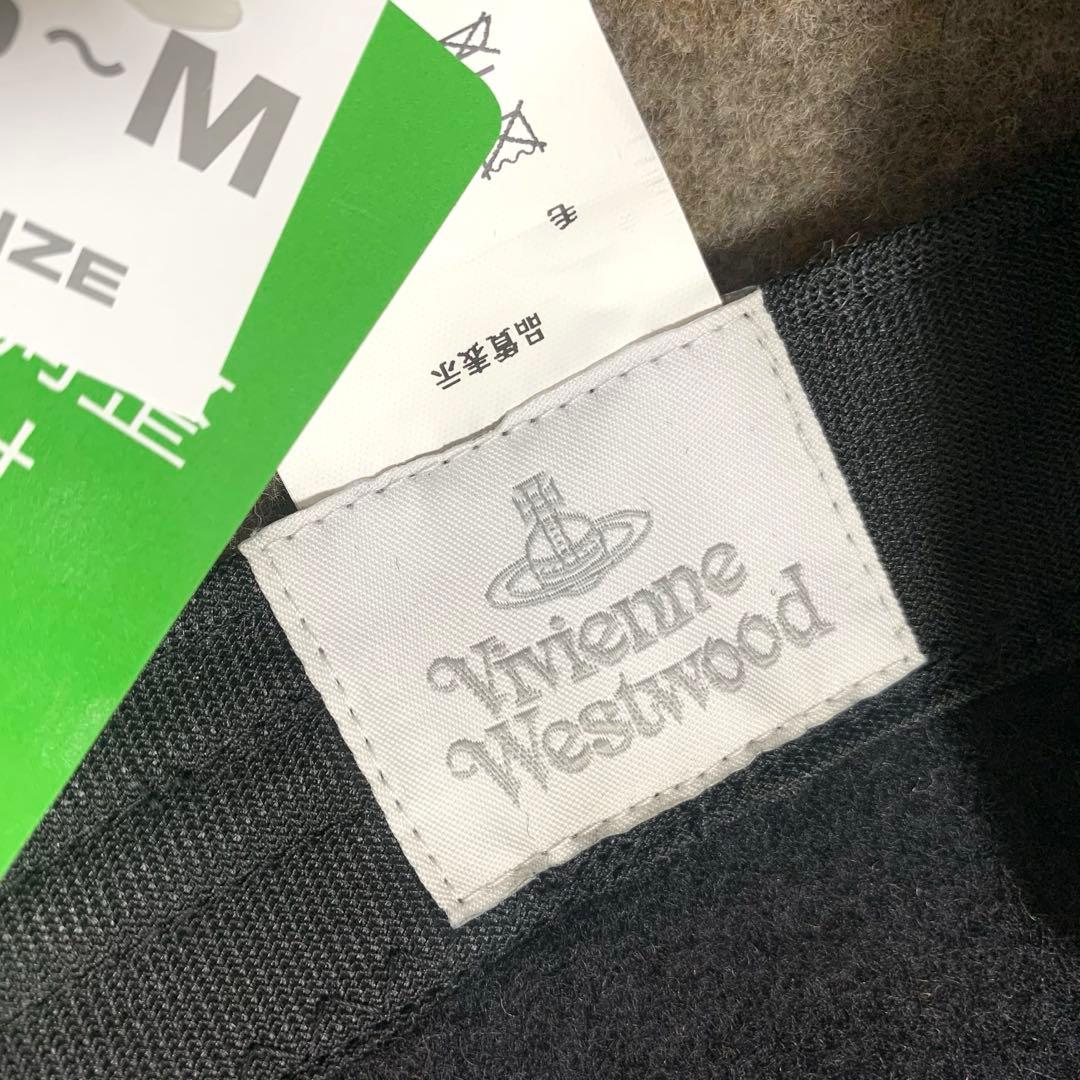 【Vivienne Westwood】 ベレー帽タグ付未使用　ブラウンブラック