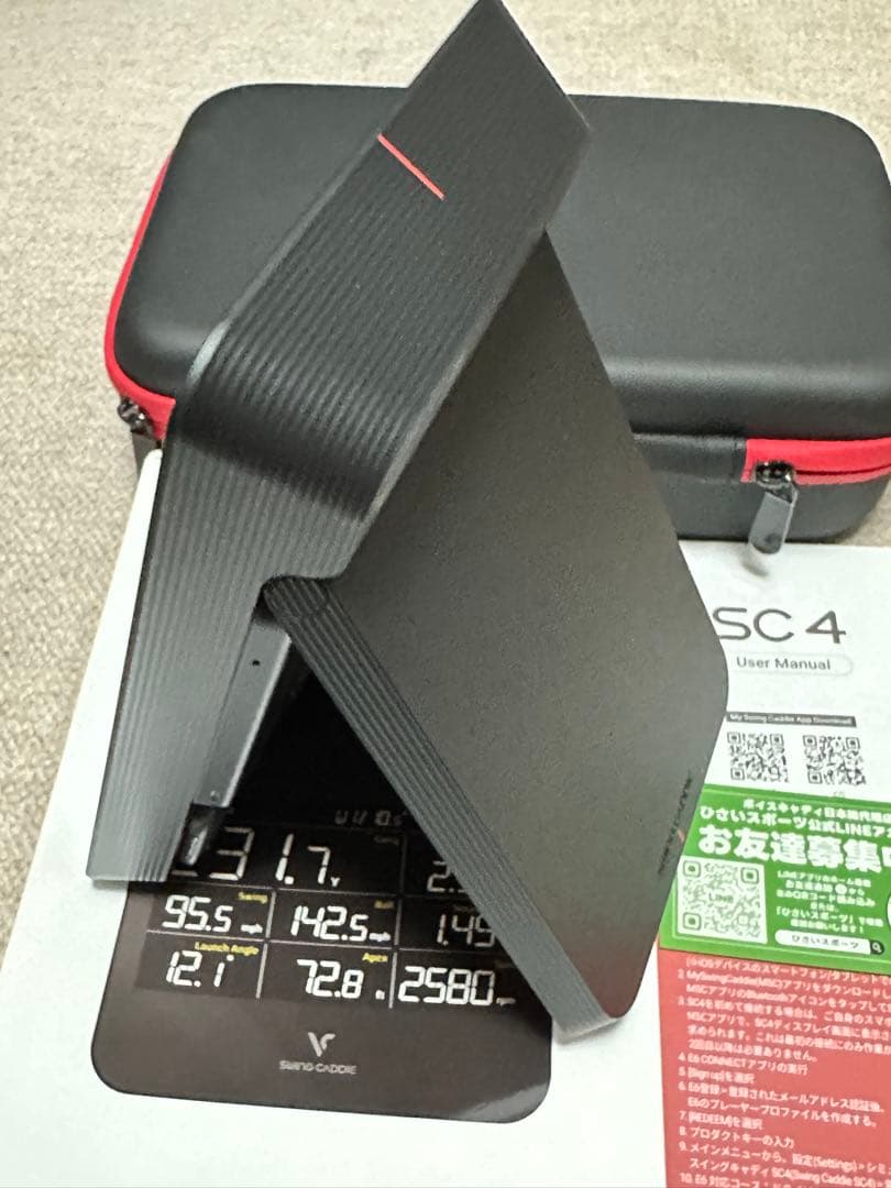 Swing Caddie SC4 ゴルフ弾道計測器（専用ケース付）