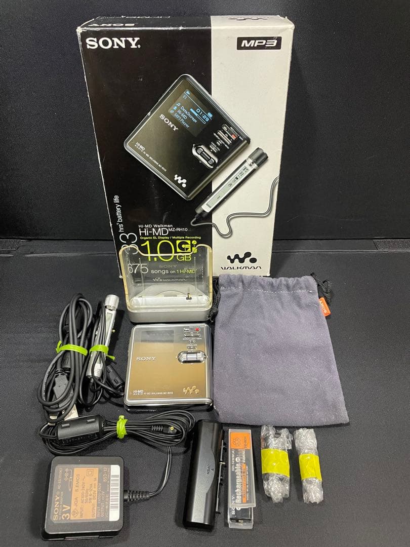 SONY ポータブルMDプレーヤー MZ-RH10【ジャンク品】
