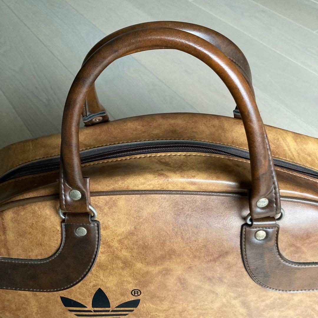 美品 70s アディダス Peter Black ボストンバック 英国製