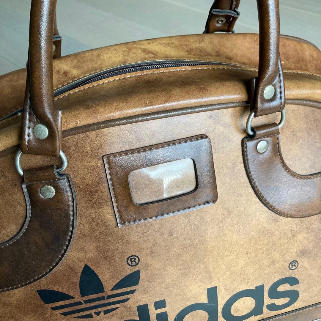 美品 70s アディダス Peter Black ボストンバック 英国製