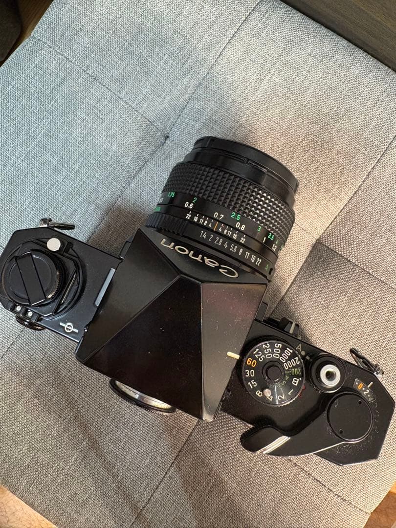 CANON F-1 ブラック フィルムカメラ FD 50mmレンズ付き