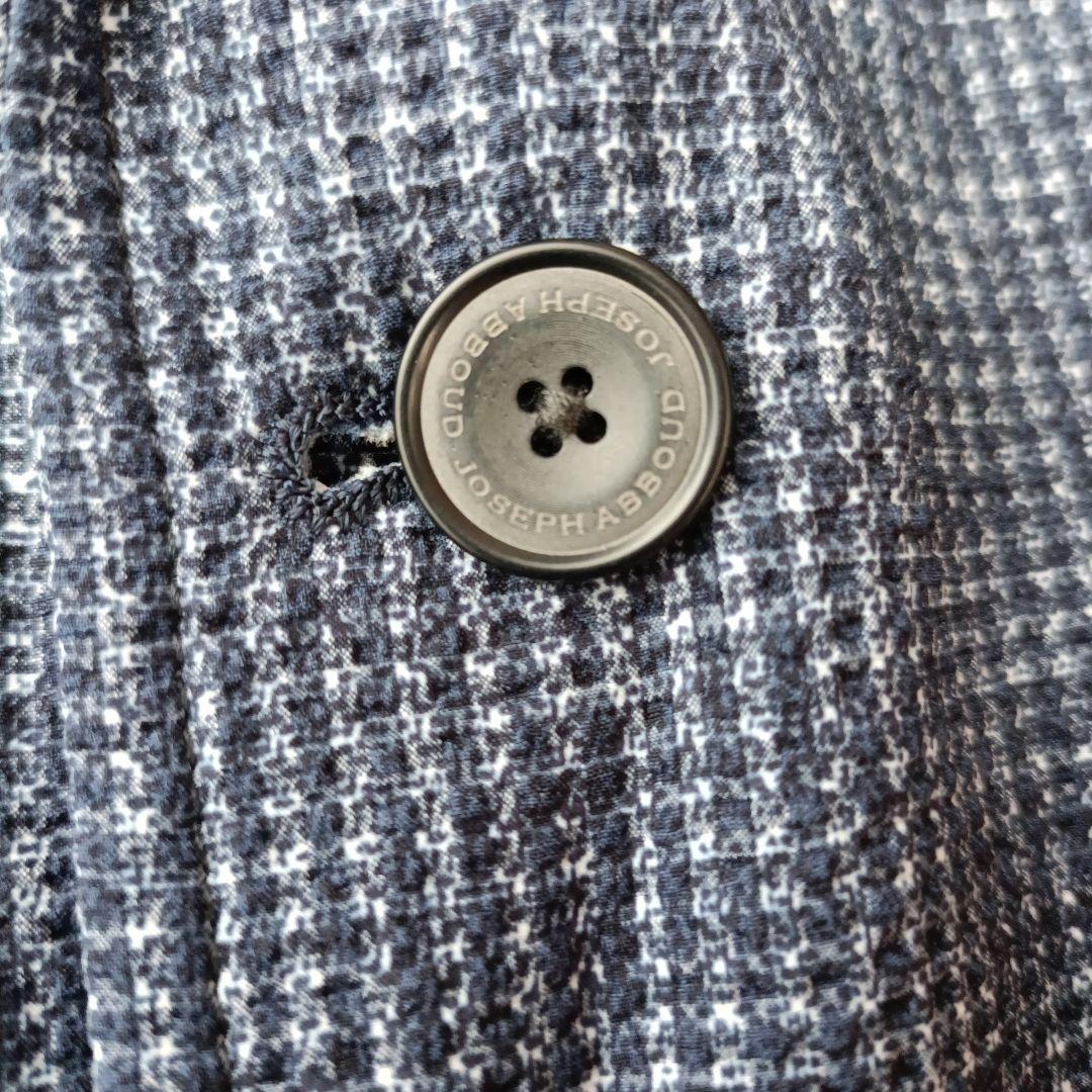 新品同様 JOSEPH ABBOUD メンズ シアサッカー テーラードジャケット