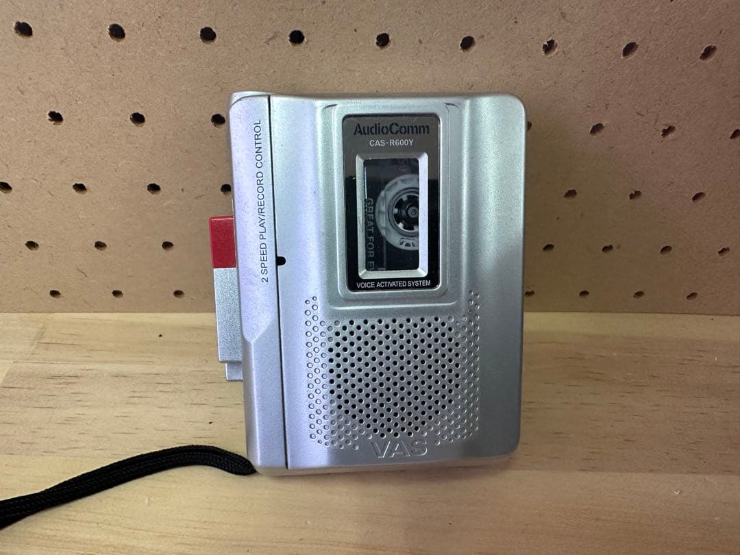 AudioComm CAS-R600Y ポータブルカセットプレーヤー　オーム電気