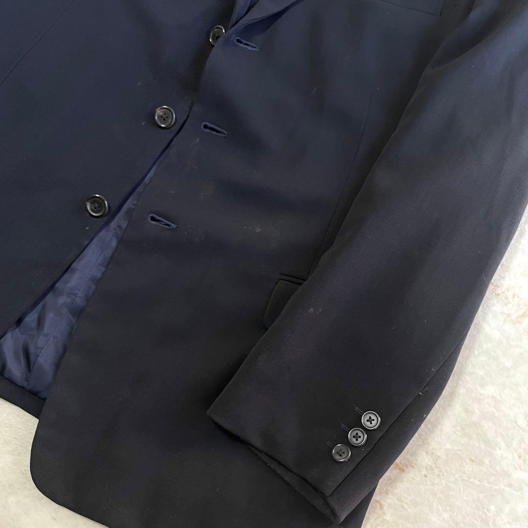 Y's for men ウール 総裏地 ジャケット パンツ スーツ 上下 紺