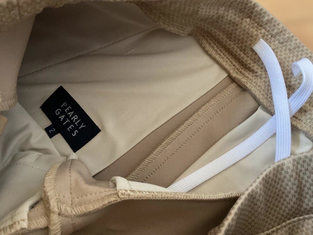 未使用品　パーリーゲイツ　レディース　パンツ　ベージュ　サイズ２