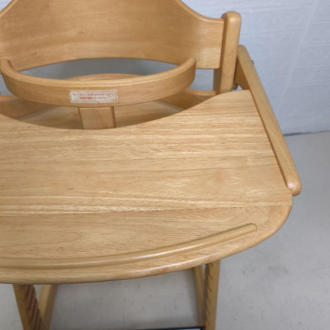 【美品】大和屋　すくすくチェアイーエス　テーブル&ガード付き　ハイチェア