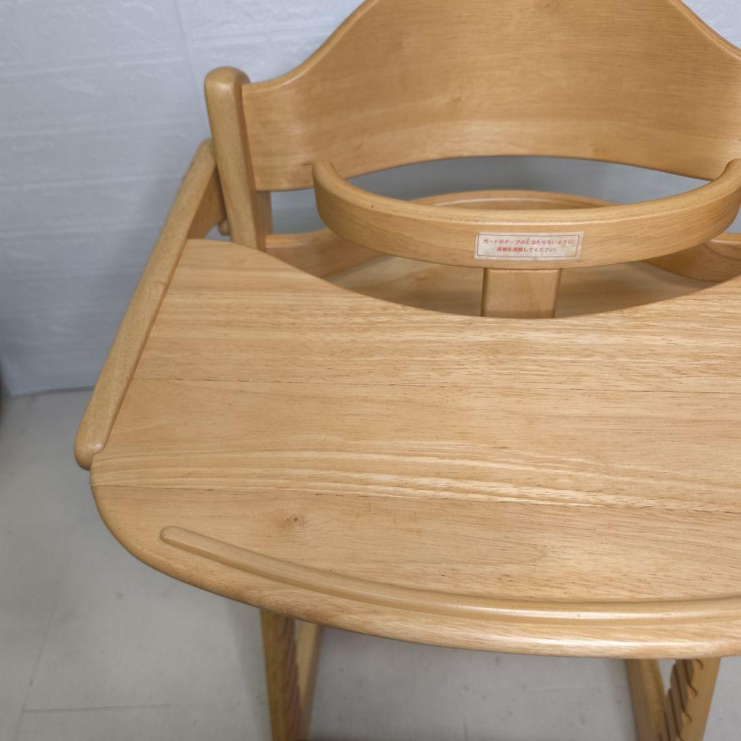 【美品】大和屋　すくすくチェアイーエス　テーブル&ガード付き　ハイチェア