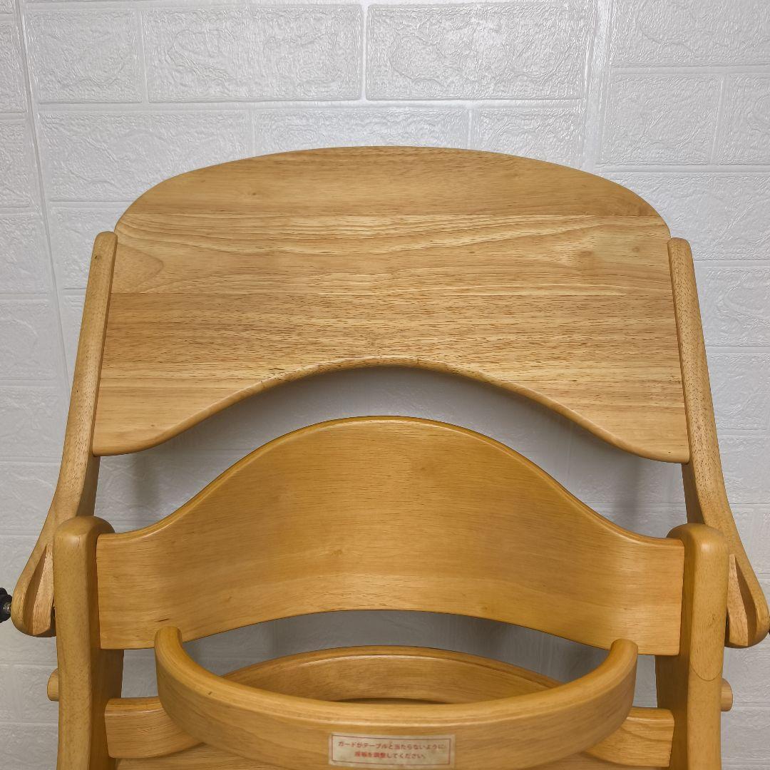 【美品】大和屋　すくすくチェアイーエス　テーブル&ガード付き　ハイチェア
