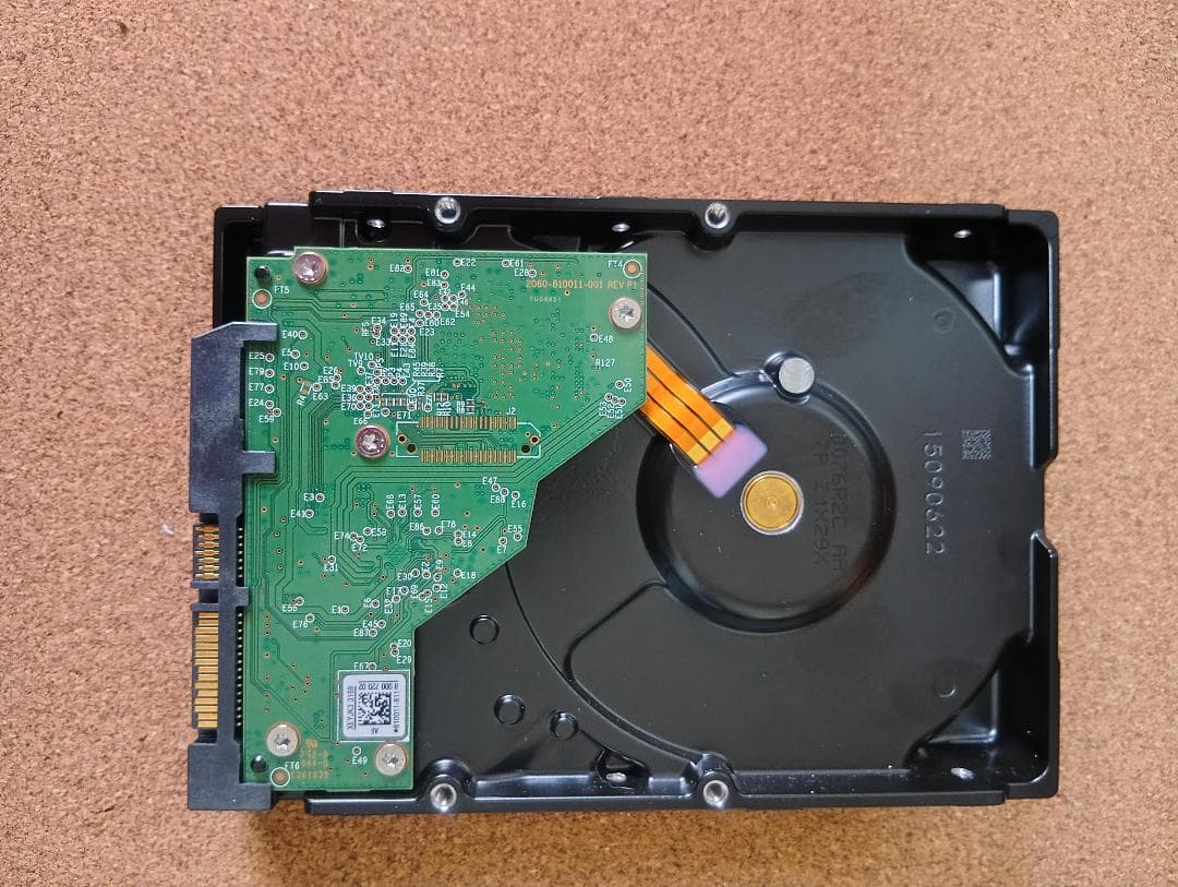 内蔵型ハードディスクドライブ Western Digital WD60EZAZ 6TB HDD (C)