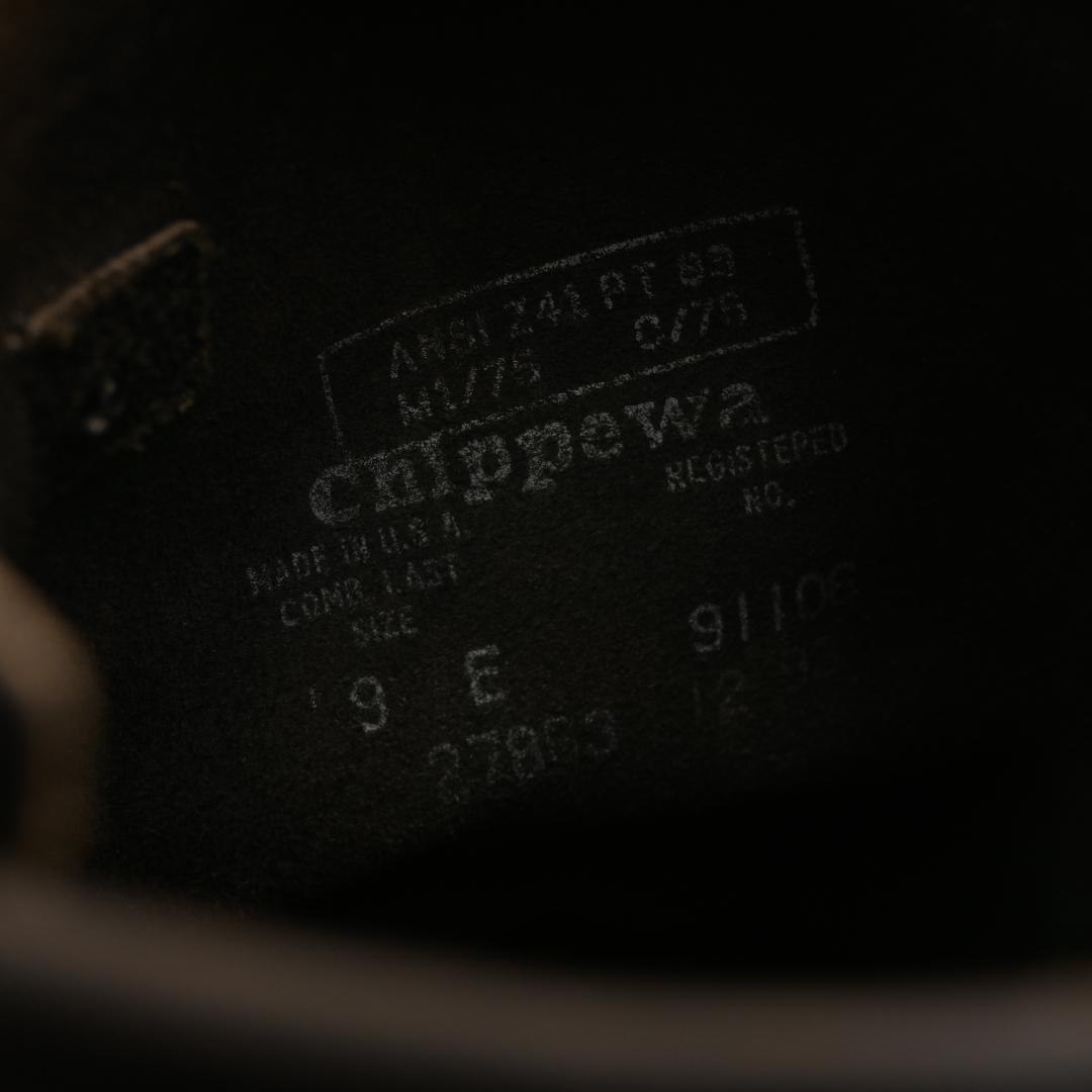【USA製 9(約27cm)】CHIPPEWA チペワ エンジニアブーツ