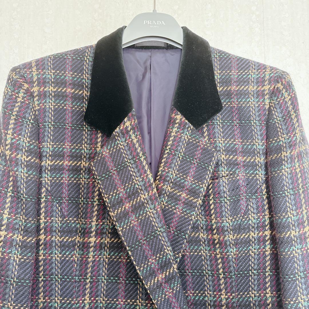 【美品】Burberrys ツイードジャケット ウールシルク 9 ヴィンテージ