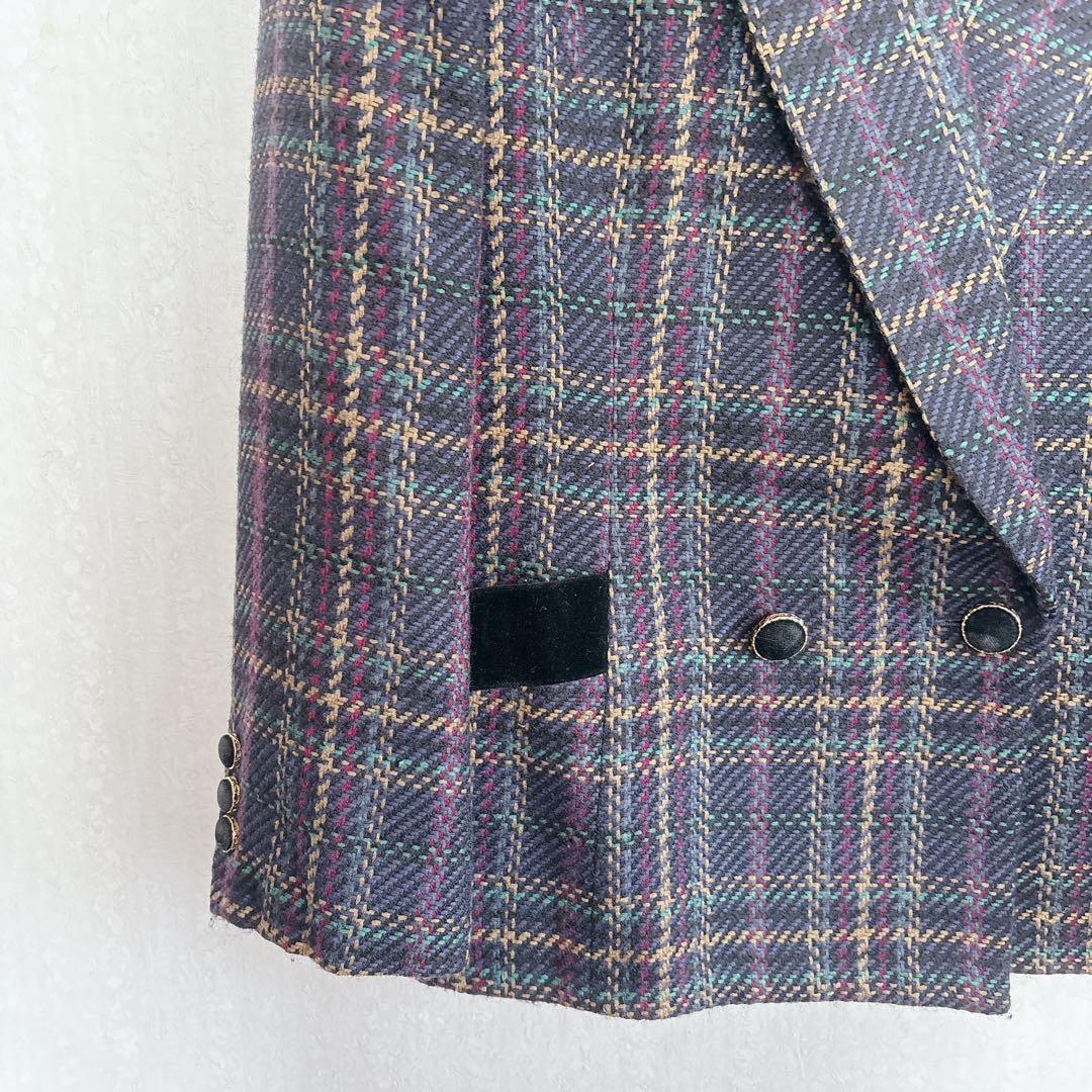 【美品】Burberrys ツイードジャケット ウールシルク 9 ヴィンテージ
