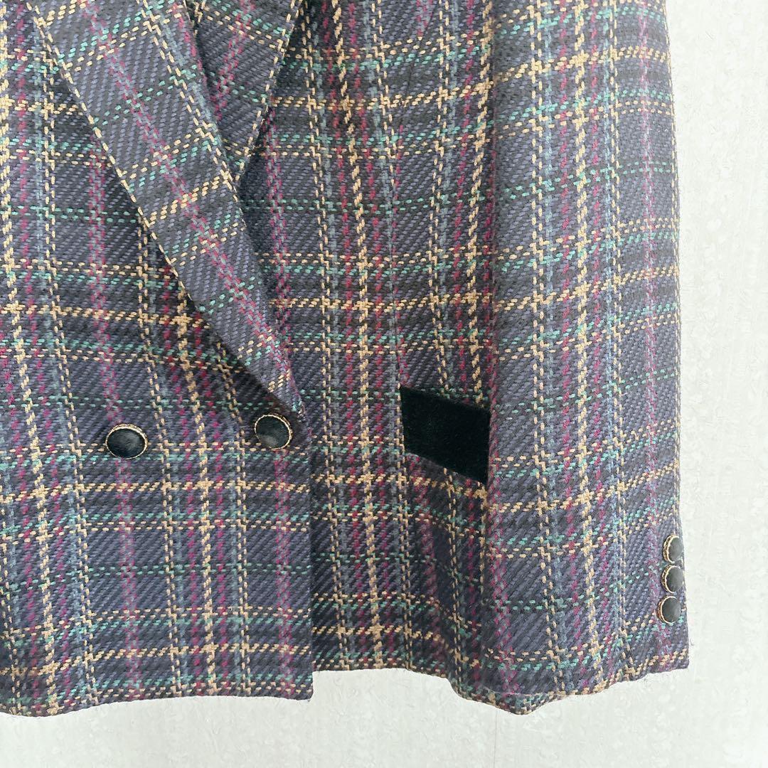 【美品】Burberrys ツイードジャケット ウールシルク 9 ヴィンテージ